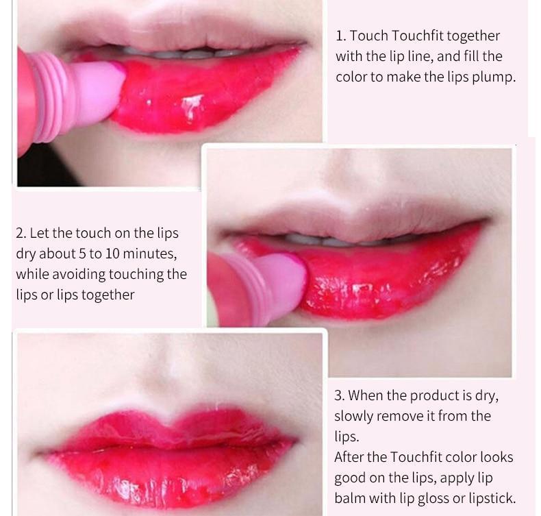 ROMANTIC LIPS PEEL OFF MASK PINK AND RED (2PCS)