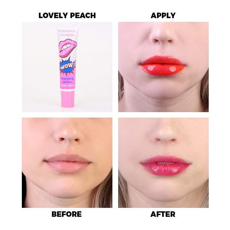 ROMANTIC LIPS PEEL OFF MASK PINK AND RED (2PCS)